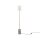 LED Stehlampe Metall Glas 145 cm rund 1300 lm Modern