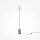 LED Stehlampe Metall Glas 145 cm rund 1300 lm Modern