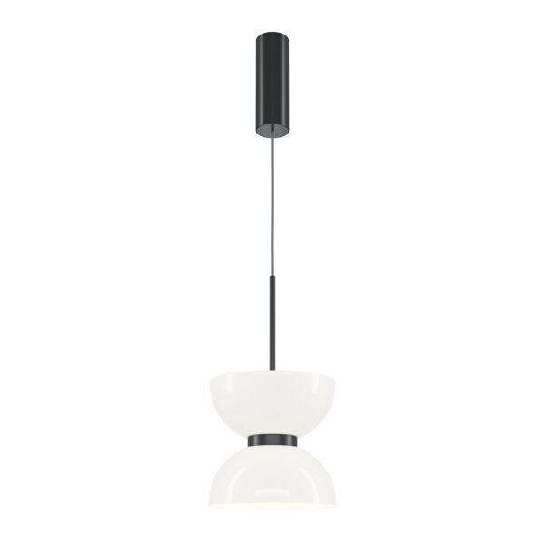Pendelleuchte Metall Glas LED Ø 22 cm H: max. 350 cm