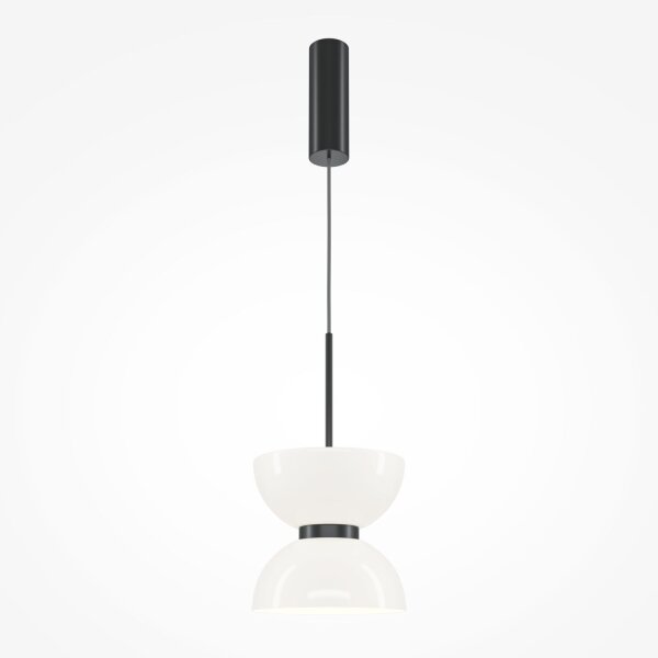 Pendelleuchte Metall Glas LED Ø 22 cm H: max. 350 cm