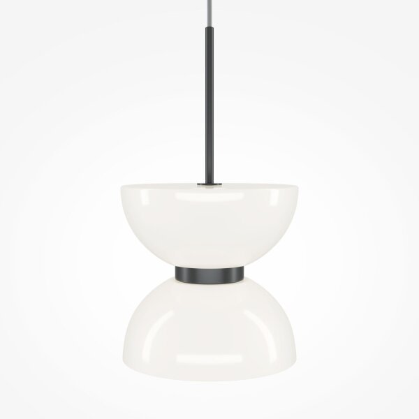 Pendelleuchte Metall Glas LED Ø 22 cm H: max. 350 cm