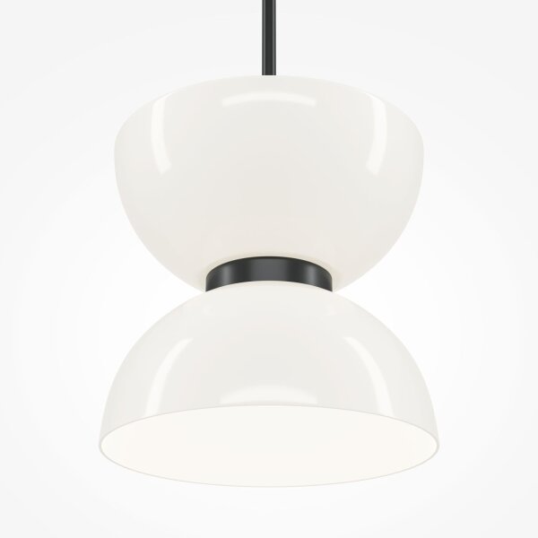 Pendelleuchte Metall Glas LED Ø 22 cm H: max. 350 cm