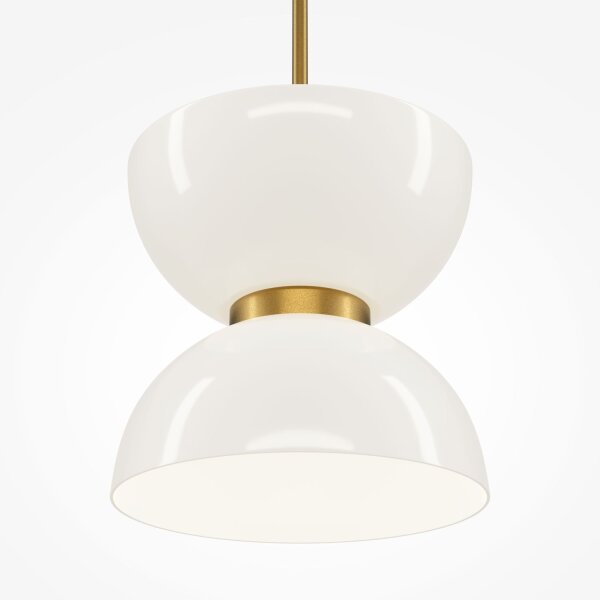 Hängeleuchte Metall Glas LED D: 22 cm H: max. 350 cm