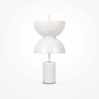 Lampe de table LED verre métal 3000 K blanc chaud...