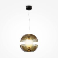 Hängelampe Metall Rauchglas LED Ø 30,2 cm...