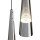 Wandleuchte LED Metall Glas Up Down 228,9 cm hoch Chrom