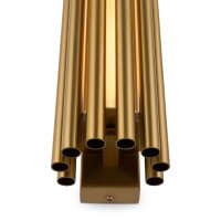 Applique aluminium verre LED 36 cm de haut en laiton...