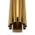 Wandlampe Aluminium Glas LED 36 cm hoch in Messing Gold