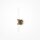 LED Spiegelleuchte Metall Glas H: 56,6 cm in Messing