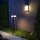 Lampadaire LED extérieur aluminium verre IP65 hauteur 80 cm