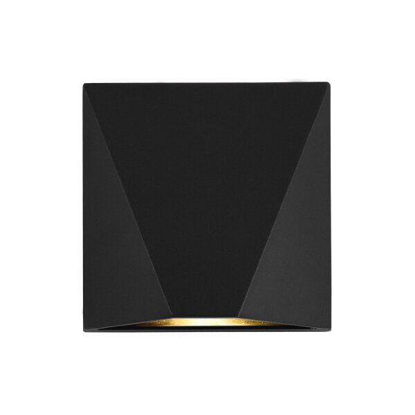 Applique murale extérieure LED métal IP54 3000 K blanc chaud 540 lm