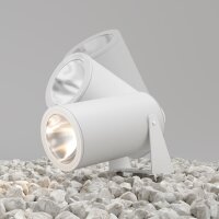 Lampe dallée LED avec piquet de terre verre...