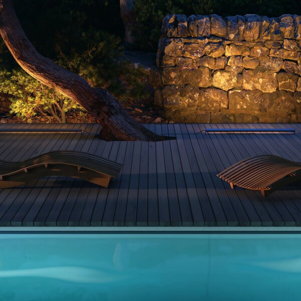 Lampadaire LED extérieur aluminium IP65 1000 lm gris
