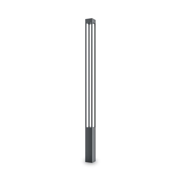 Borne déclairage LED en métal IP65 3000 K lumière blanche chaude