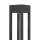 LED Pollerleuchte Metall IP65 100 cm Graphit eckig