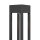 LED Pollerleuchte Metall IP65 100 cm Graphit eckig