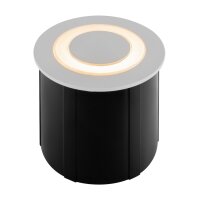 LED Wand Einbauleuchte Aluminium IP65 120 lm Weiß rund