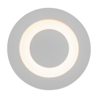LED Wand Einbauleuchte Aluminium IP65 120 lm Weiß rund