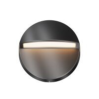 LED Wandlampe außen Aluminium Ø 12 cm rund...