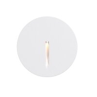 LED Wand Einbauleuchte Aluminium IP54 rund Ø 7 cm...