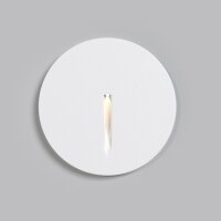 LED Wand Einbauleuchte Aluminium IP54 rund Ø 7 cm...