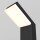 LED Stehlampe außen Aluminium IP54 80 cm Schwarz 660 lm