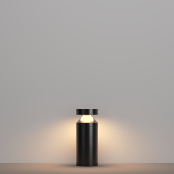 LED Pollerleuchte Aluminium IP65 30 cm hoch Graphit