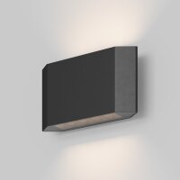 LED Wandleuchte außen Aluminium Up Down B: 20,5 cm...