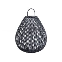 Solar Tischleuchte außen LED Rattan rund D: 36 cm...