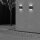 Applique murale extérieure aluminium LED IP54 L : 12 cm Up Down