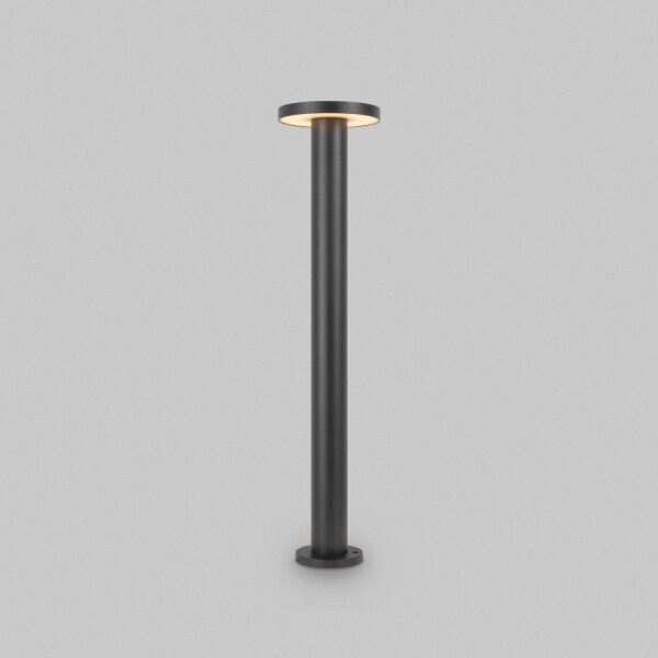Stehleuchte außen Metall LED IP65 80 cm hoch Graphit