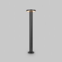 Stehleuchte außen Metall LED IP65 80 cm hoch Graphit