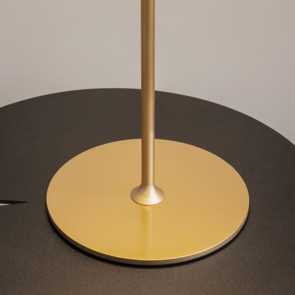 Lampe de table LED aluminium dimmable Touch D : 12 cm rond