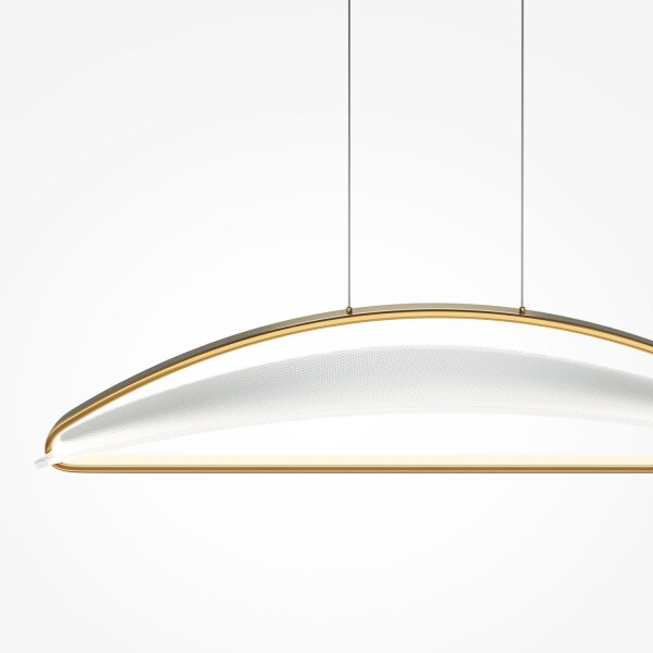 Pendelleuchte LED Aluminium H: max. 325 cm in Messing