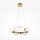 Lustre LED Aluminium D : 60 cm rond H : max. 318 cm