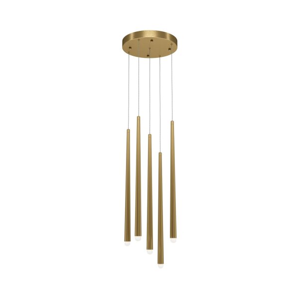 LED Hängeleuchte Aluminium Farbwechsel 2600-3500 K rund
