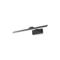Lampe de miroir métal LED L : 52 cm noir...