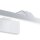 LED Spiegelleuchte Metall 52 cm breit Weiß länglich