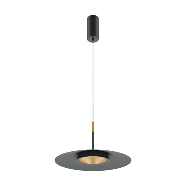 LED Pendelleuchte Aluminium warmweiß 3000 K 500 lm rund