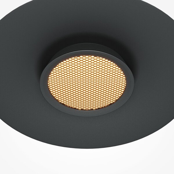 LED Pendelleuchte Aluminium warmweiß 3000 K 500 lm rund