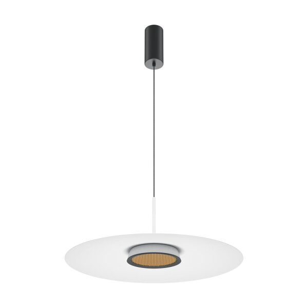LED Pendelleuchte Aluminium warmweißes Licht 3000 K