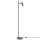 LED Stehlampe Metall 138,7 cm hoch Schwarz 730 lm JELLA