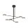 Deckenlampe Metall LED verstellbar Schwarz 2500 lm