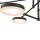 Deckenlampe Metall LED verstellbar Schwarz 2500 lm