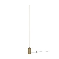 Lampadaire LED variateur métal 145 cm en laiton...