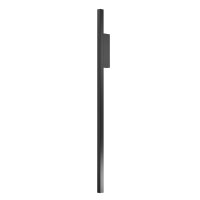 Applique LED aluminium H : 86 cm avec interrupteur noir