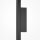 LED Wandleuchte Aluminium H: 86 cm mit Schalter Schwarz