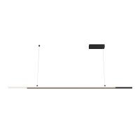 LED Hängeleuchte Aluminium H: max. 120 cm Schwarz LINA