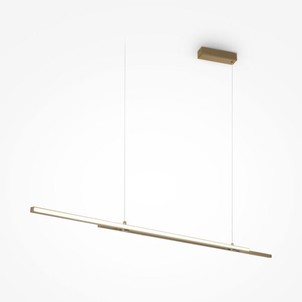 Hängeleuchte LED Aluminium H: max. 305,5 cm in Messing