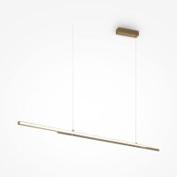 Hängeleuchte LED Aluminium H: max. 305,5 cm in Messing